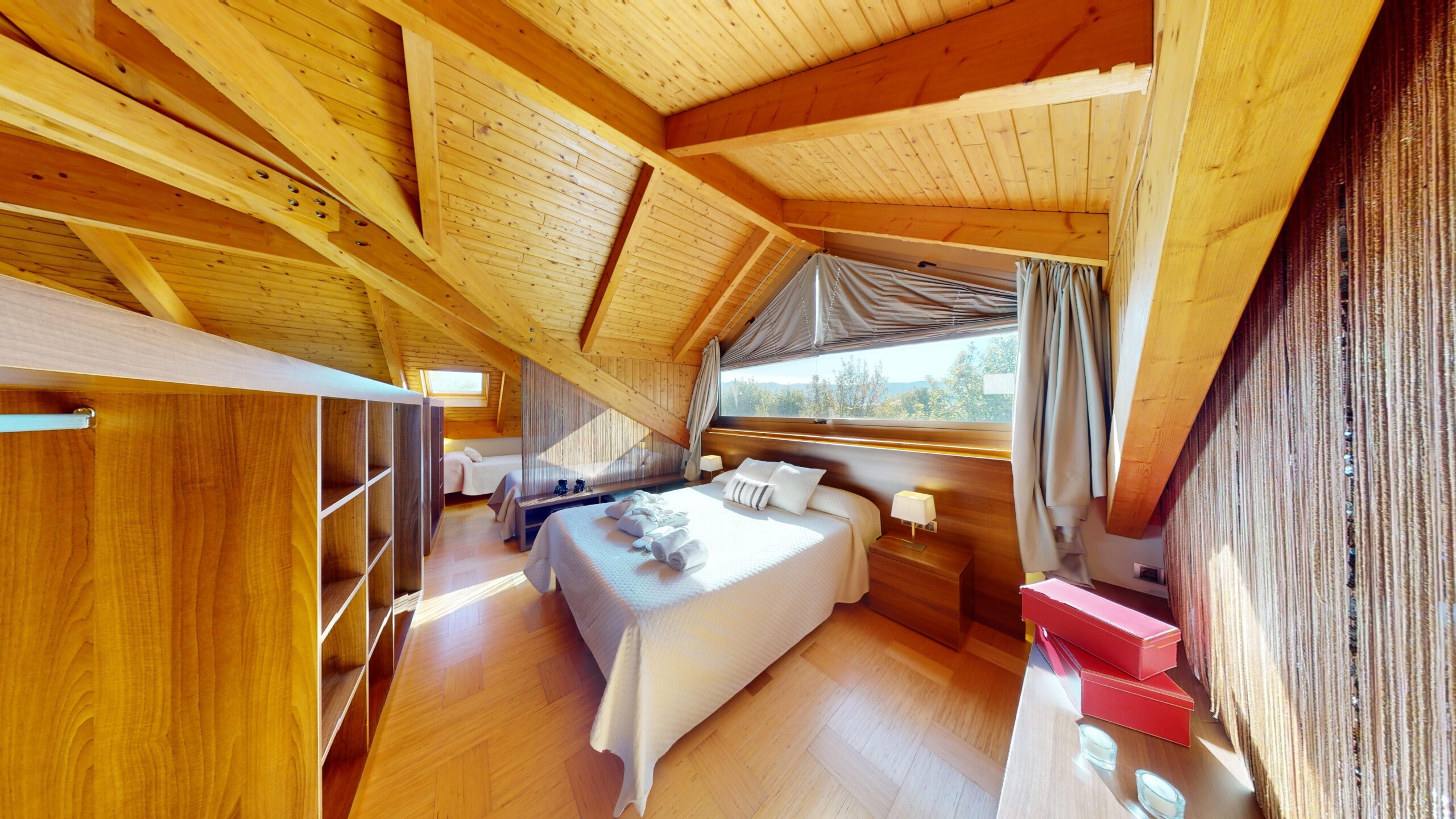 King bed del Apartamento Loft de la Cerdaña en Puigcerdá - Torreta del Llac